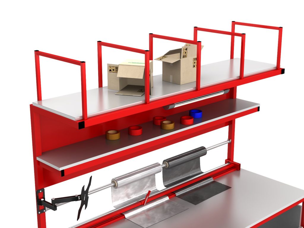 stół do pakowania paczek