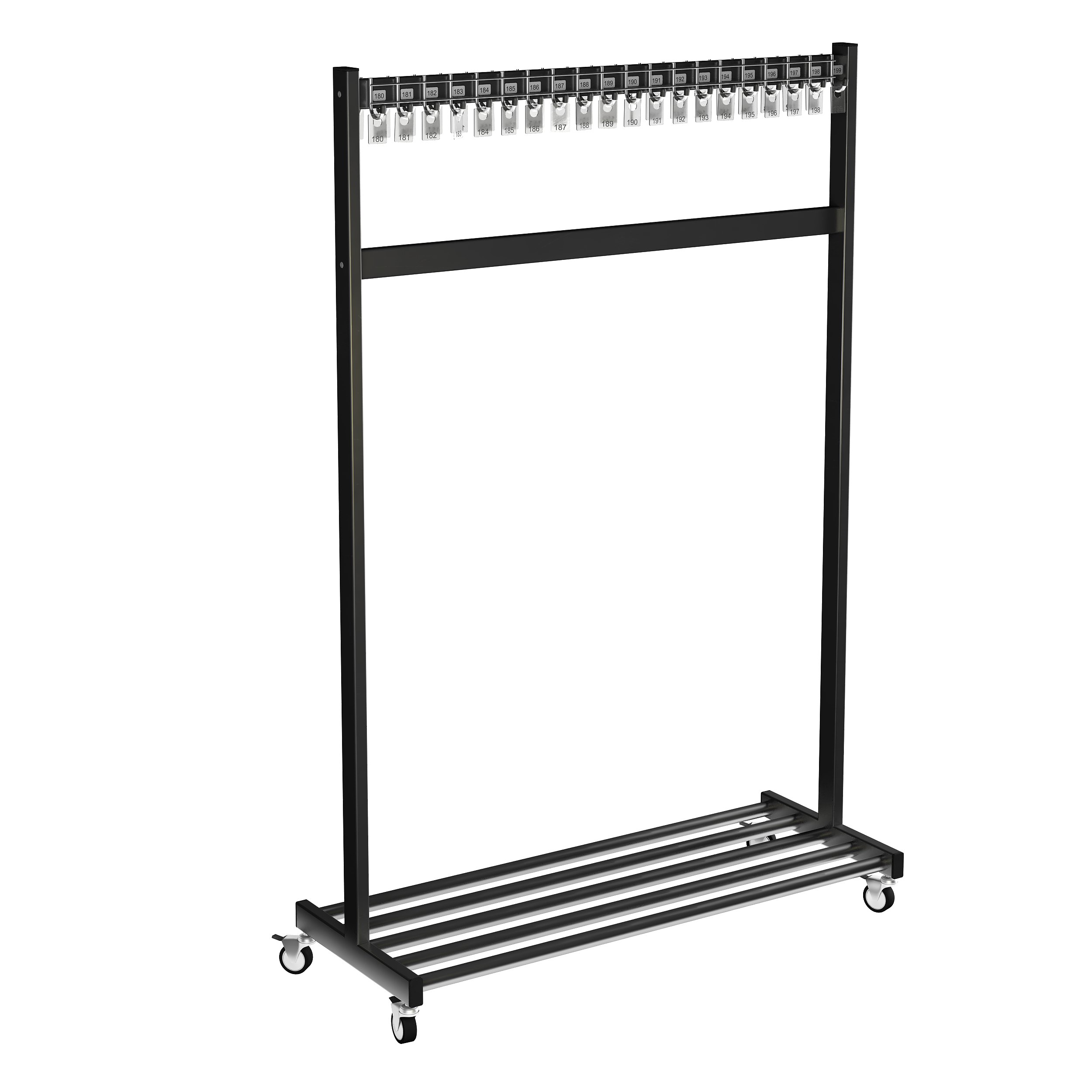 Wieszak szatniowy z półką