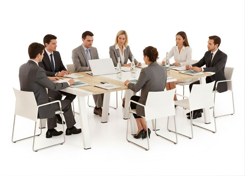 Stół konferencyjny rozkładany 240x130cm ASTER 12 na 12 osób