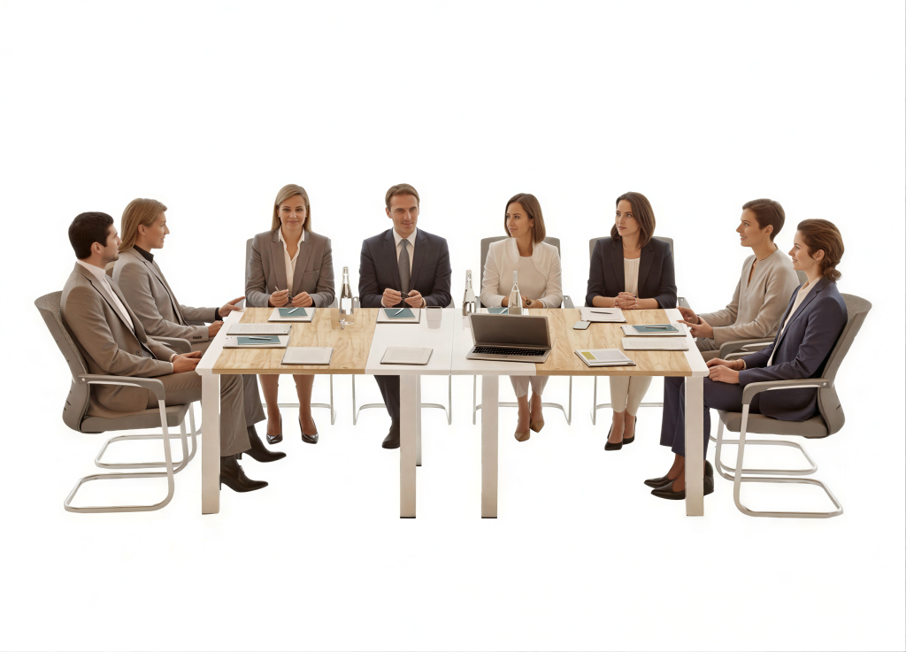 Stół konferencyjny rozkładany 240x130cm ASTER 12 na 12 osób