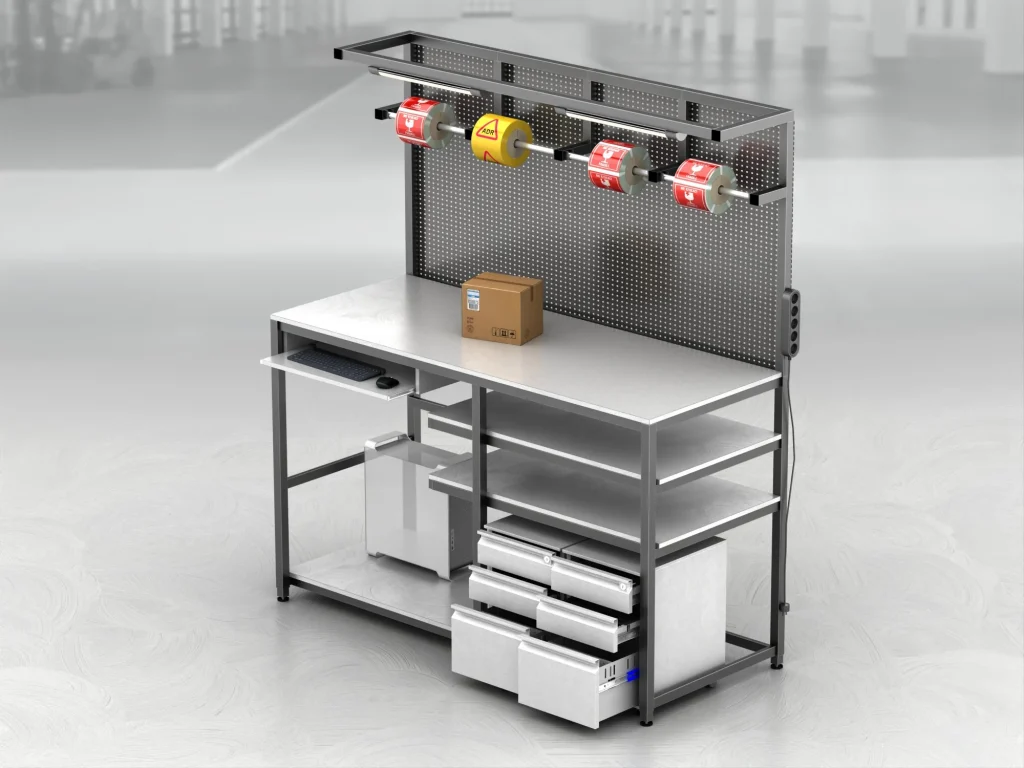 Stół do pakowania paczek