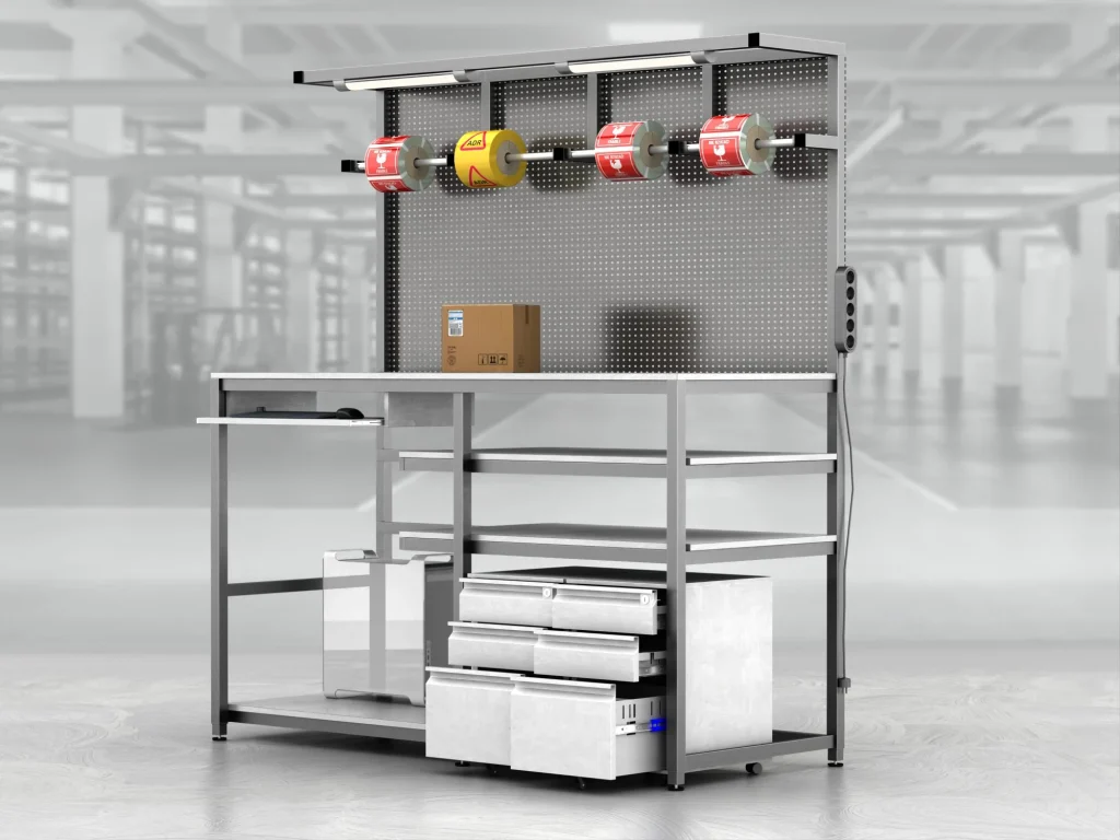 Stół do pakowania paczek