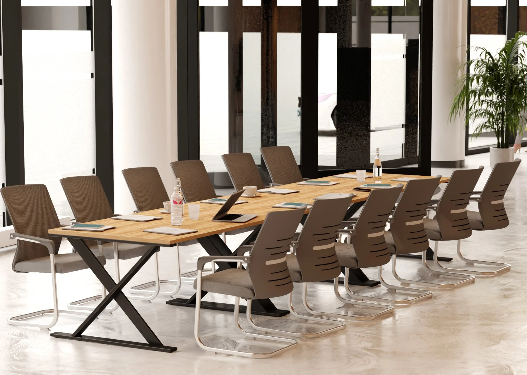 Stół konferencyjny 450x100cm Horizon 12 dla12 osób23 Stół konferencyjny