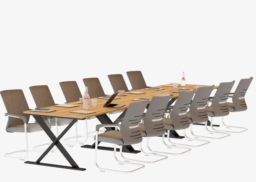 Stół konferencyjny 450x100cm Horizon 12 dla12 osób4