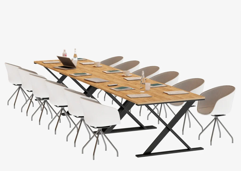 Stół konferencyjny 450x100cm Horizon 12 dla12 osób5
