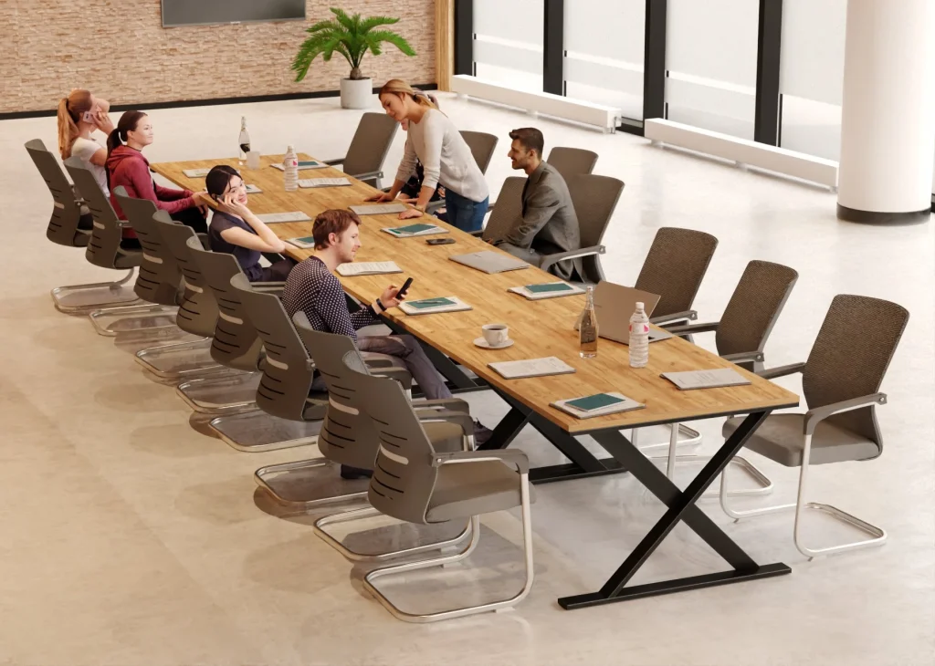 Stół konferencyjny 600x100cm Horizon 16 dla 16 osób 10