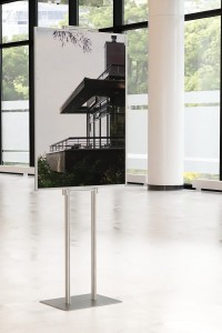 Składany stojak ekspozytor prezenter na plakat B1 707x1000mm