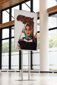 Składany stojak ekspozytor prezenter na plakat B1 707x1000mm