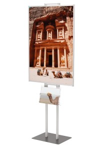 Ekspozytor plakatu B1 707x1000mm na ulotki A4 A5 i DL