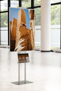 Ekspozytor plakatu B1 707x1000mm na ulotki A4 A5 i DL