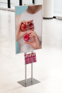 Ekspozytor plakatu B1 707x1000mm na ulotki A4 A5 i DL