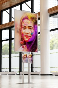 Prezenter plakatu B1 707x1000mm na ulotki A4 A5 i DL