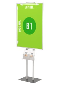 Prezenter plakatu B1 707x1000mm na ulotki A4 A5 i DL