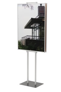 Dwustronny składany stojak ekspozytor na plakat 2 x B1 707x1000mm
