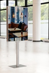 Dwustronny składany stojak ekspozytor na plakat 2 x B1 707x1000mm